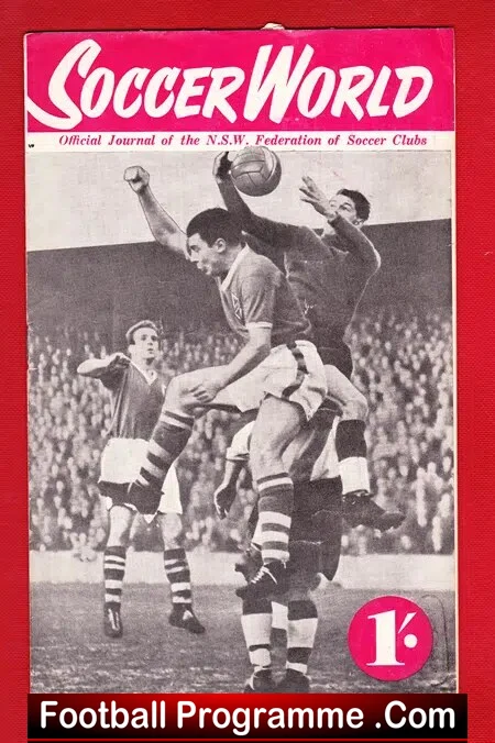 Australia NSW Soccer World Federation Tournament 1957 – 3