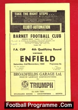 Barnet v Enfield 1968