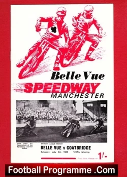 Belle Vue Speedway v Coatbridge 1969