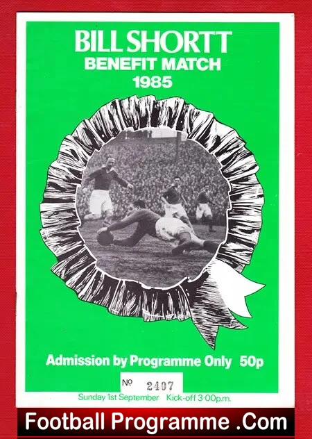 Bill Shortt Testimonial Benefit Match Plymouth Argyle 1985