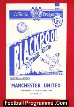 Blackpool v Manchester United 1954