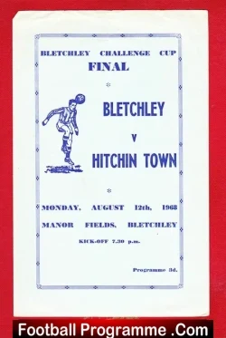Bletchley v Hitchin Town 1968 – Challenge Cup Final