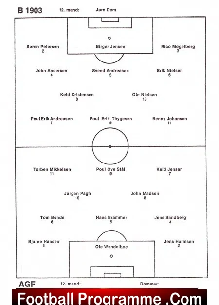 Boldklubben 1903 V Aarhus Gymnastikforening AGF 1972 - Denmark