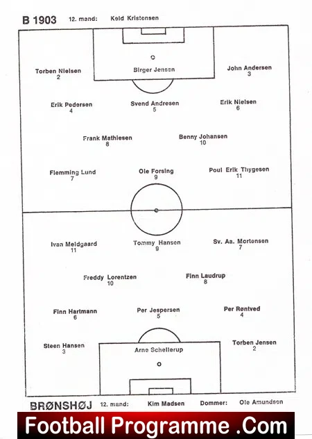 Boldklubben 1903 v Bronshoj 1972 - April - Denmark