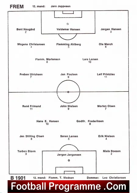 Boldklubben 1903 v Frem 1972 - April - Denmark