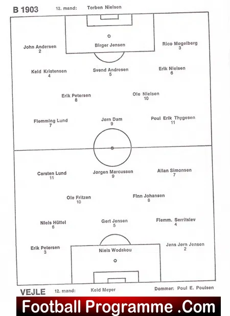 Boldklubben 1903 v Vejle 1972 - Denmark