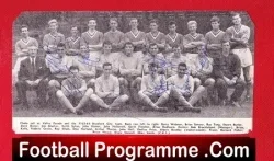 Bradford City Football Team Picture Multi Autographed 1963 1964 - football memorabilia