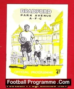Bradford Park Avenue v Accrington Stanley 1960 - football programme