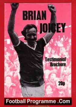 Brian Joicey Testimonial Benefit Match Barnsley - SIGNED - football programme