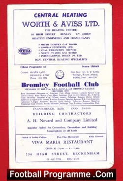 Bromley v Enfield 1968 – to clear