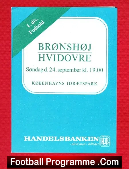 Bronshoj v Hvidovre 1972 – Denmark