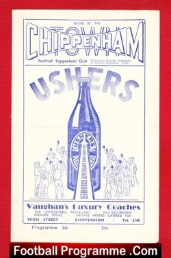 Chippenham Town v Stonehouse 1953 – Reserves Match