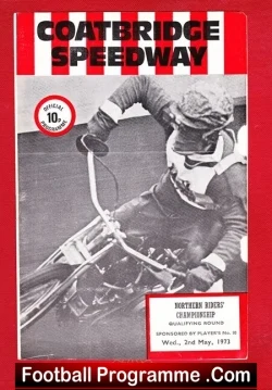 Coatbridge Speedway - Northern Riders Championship Qualify 1973 - speedway programme