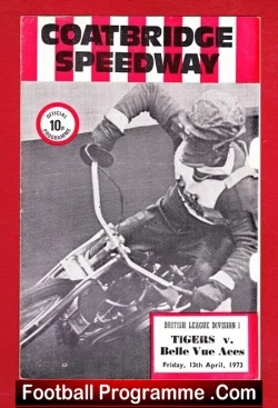 Coatbridge Speedway v Belle Vue 1973