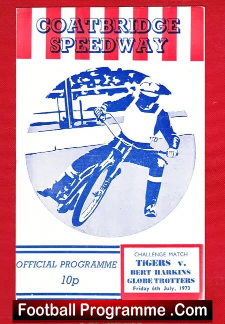 Coatbridge Speedway v Bert Harkins Globe Trotters 1973