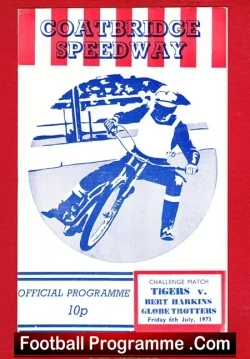 Coatbridge Speedway v Bert Harkins Globe Trotters 1973