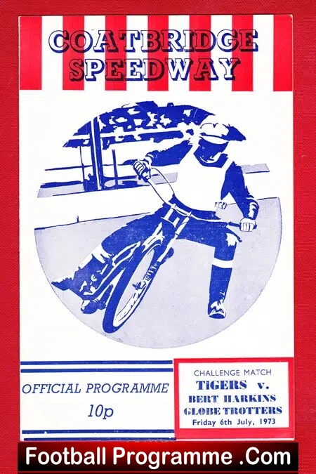 Coatbridge Speedway v Bert Harkins Globe Trotters 1973