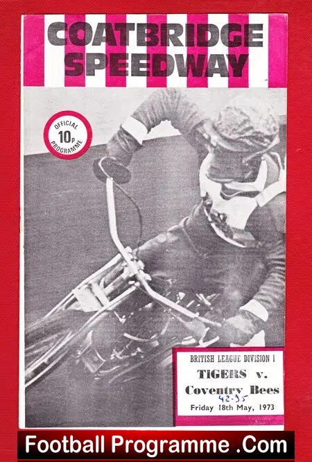 Coatbridge Speedway v Coventry 1973