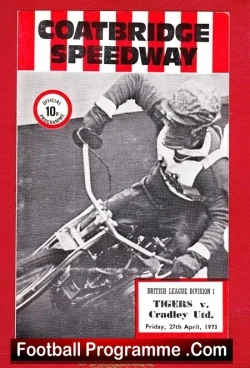 Coatbridge Speedway v Cradley United 1973