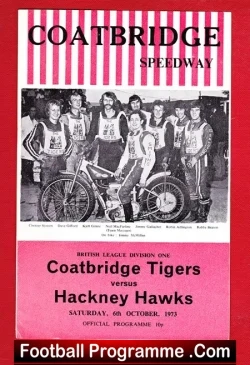 Coatbridge Speedway v Hackney 1973