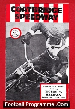 Coatbridge Speedway v Halifax 1973