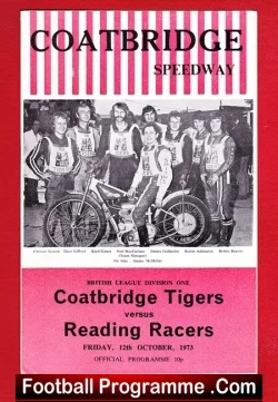 Coatbridge Speedway v Reading 1973