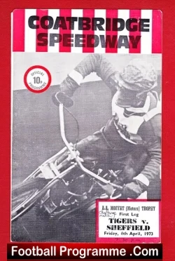 Coatbridge Speedway v Sheffield 1973