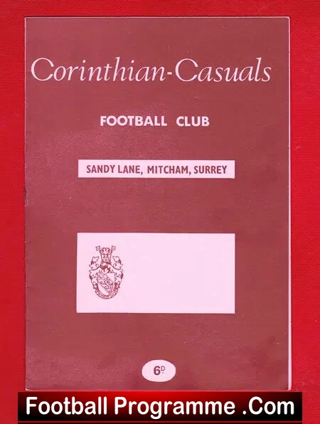 Corinthian Casuals v Enfield 1970