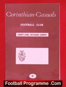 Corinthian Casuals v Enfield 1970