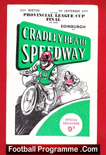 Cradley Heath Speedway v Edinburgh 1961 – Cup Final