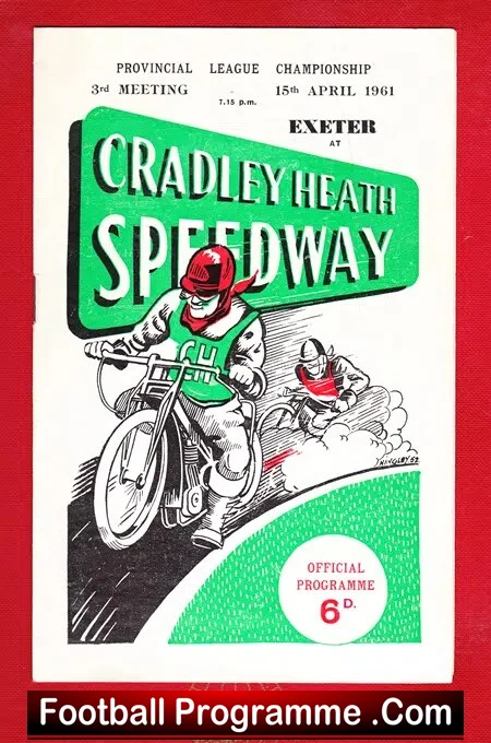 Cradley Heath Speedway v Exeter 1961