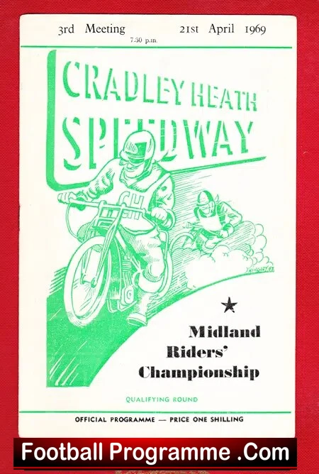 Cradley Heath Speedway v Midland Riders Championship 1969