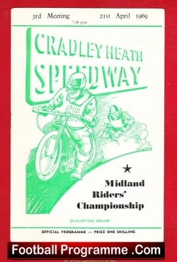 Cradley Heath Speedway v Midland Riders Championship 1969