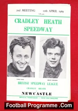 Cradley Heath Speedway v Newcastle 1969
