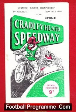 Cradley Heath Speedway v Stoke 1961