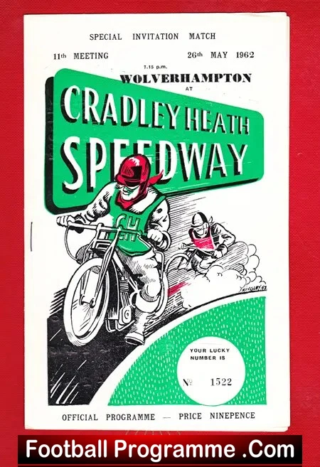 Cradley Heath Speedway v Wolverhampton 1962