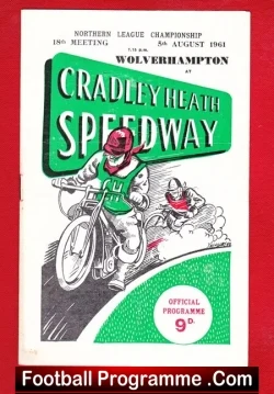 Cradley Heath Speedway v Wolverhampton 1961