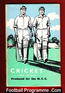 Cricket – How To Play – Rules Laws Book MCC 1969