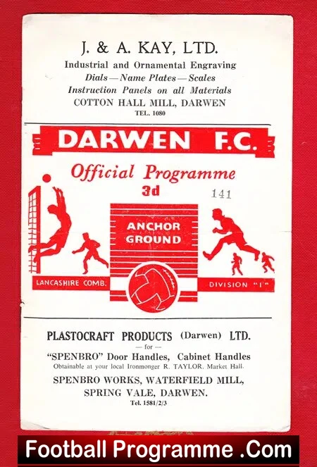 Darwen v Morecambe 1960