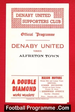 Denaby United v Alfreton Town 1960s ?
