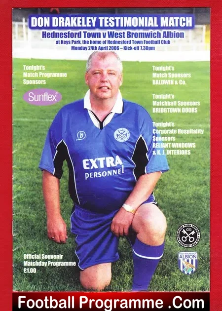 Don Drakeley Testimonial Benefit Match Hednesford Town 2006