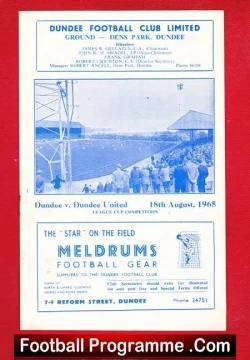 Dundee v Dundee United 1965