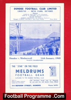 Dundee v Motherwell 1965