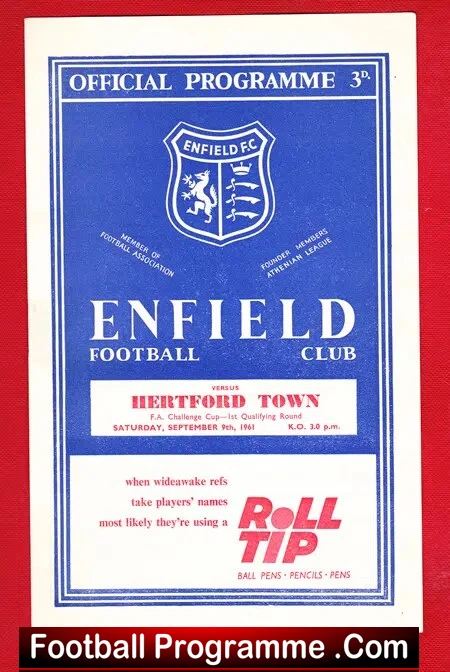 Enfield v Brentford Town 1961