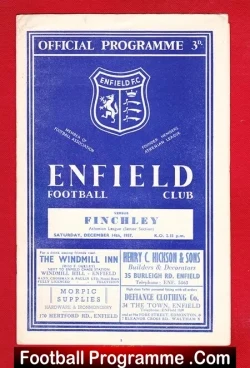Enfield v Finchley 1957