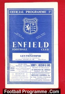 Enfield v Leytonstone 1960 – London Senior Cup