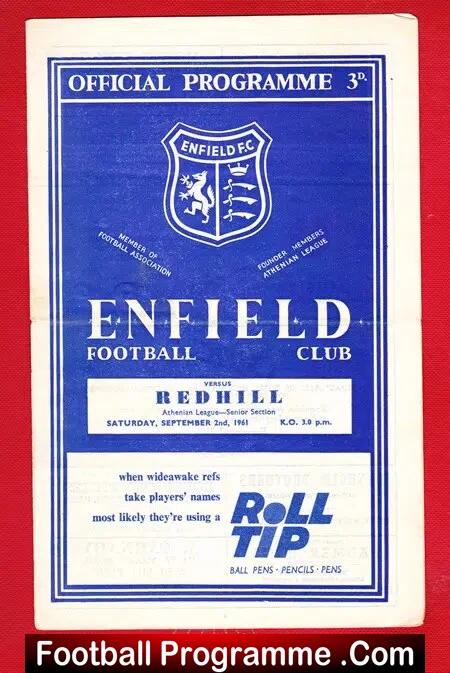 Enfield v Redhill 1961