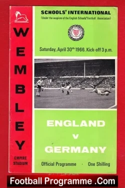 England v Germany 1966 – Schoolboys at Wembley