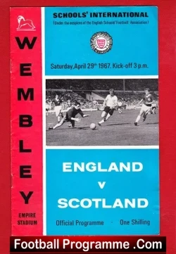 England v Scotland 1967 – Schoolboys at Wembley