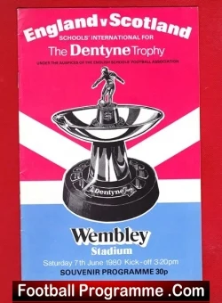 England v Scotland 1980 – Schoolboys at Wembley